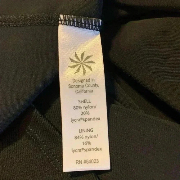 ATHLETA Pura Dress Black Strappy Fitted Cups Adjustable Straps - Picture 11 of 12